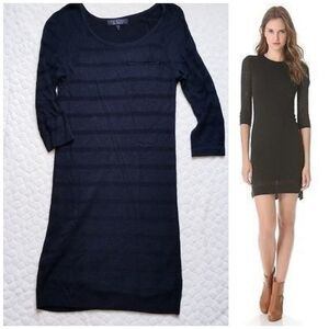 Rag & Bone knit black dress